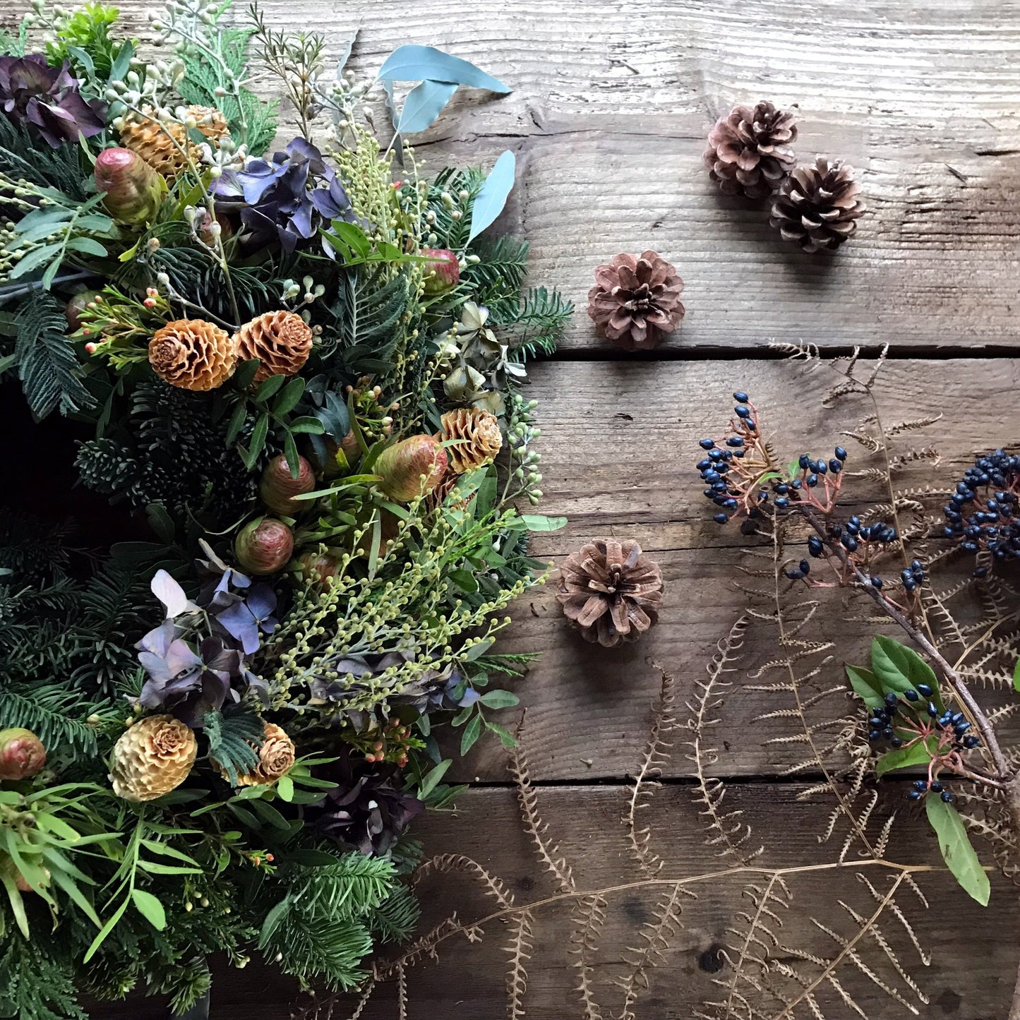 Festive Wreaths Class, Ayrshire Food Hub 27th November 7pm-9pm