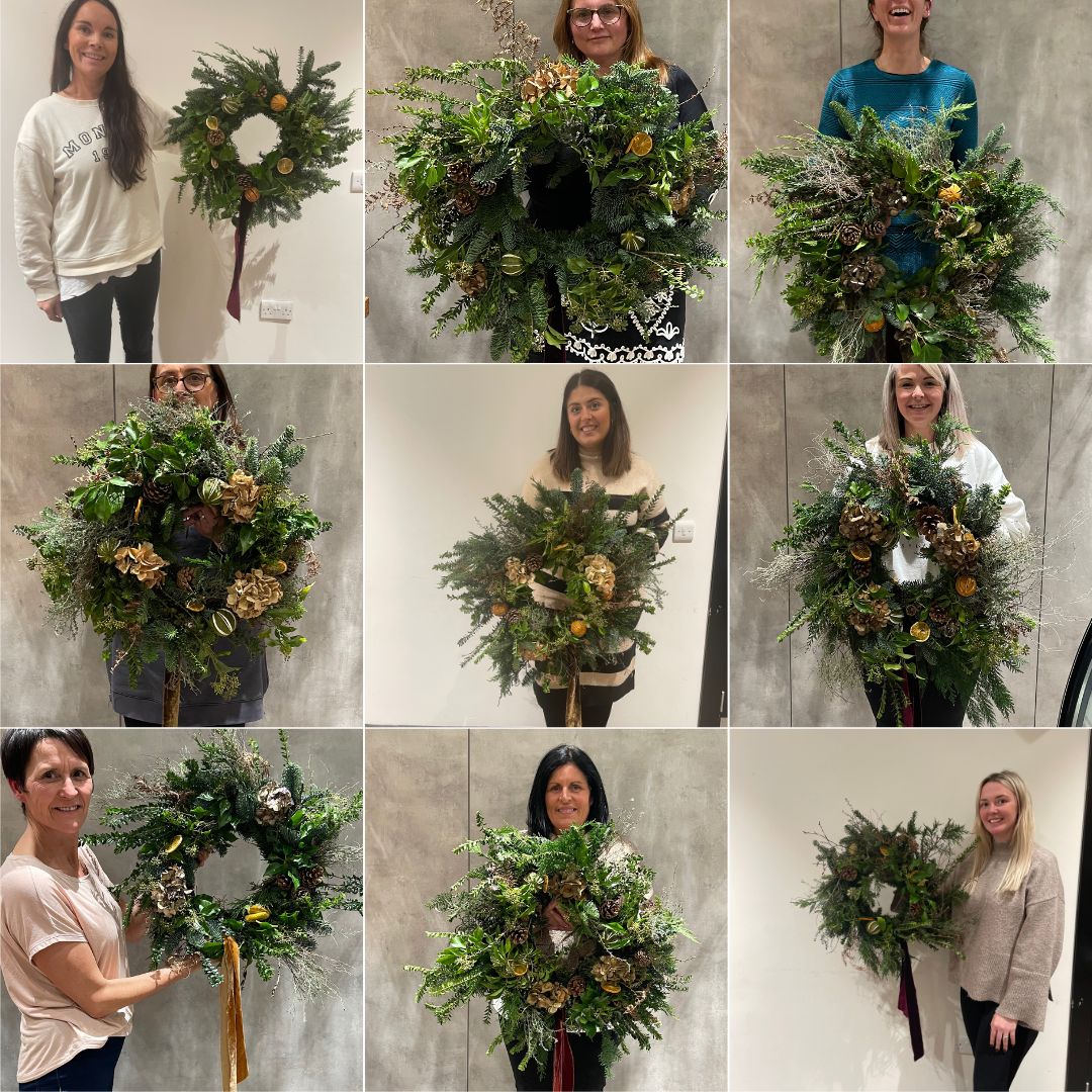 Festive Wreath Making Class: Ayrshire Food Hub, Sunday 30th November 2025 6pm-8pm